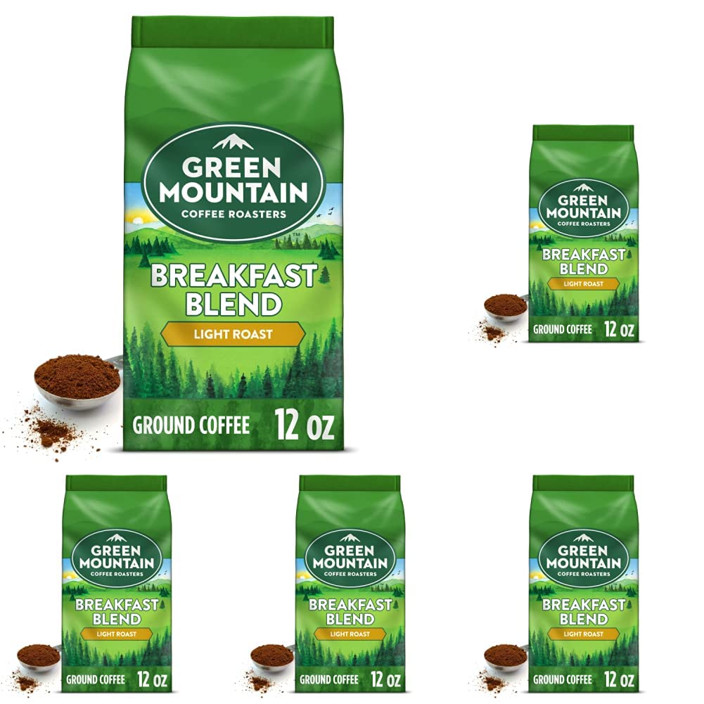 Green Mountain Coffee Breakfast Blend - Ground for Bright Mornings