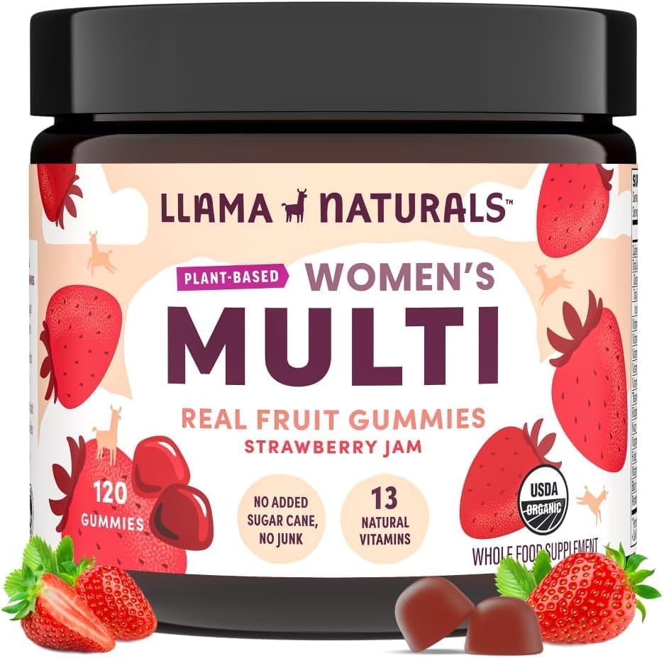 Llama Naturals Women's Multivitamin Gummies for Daily Health