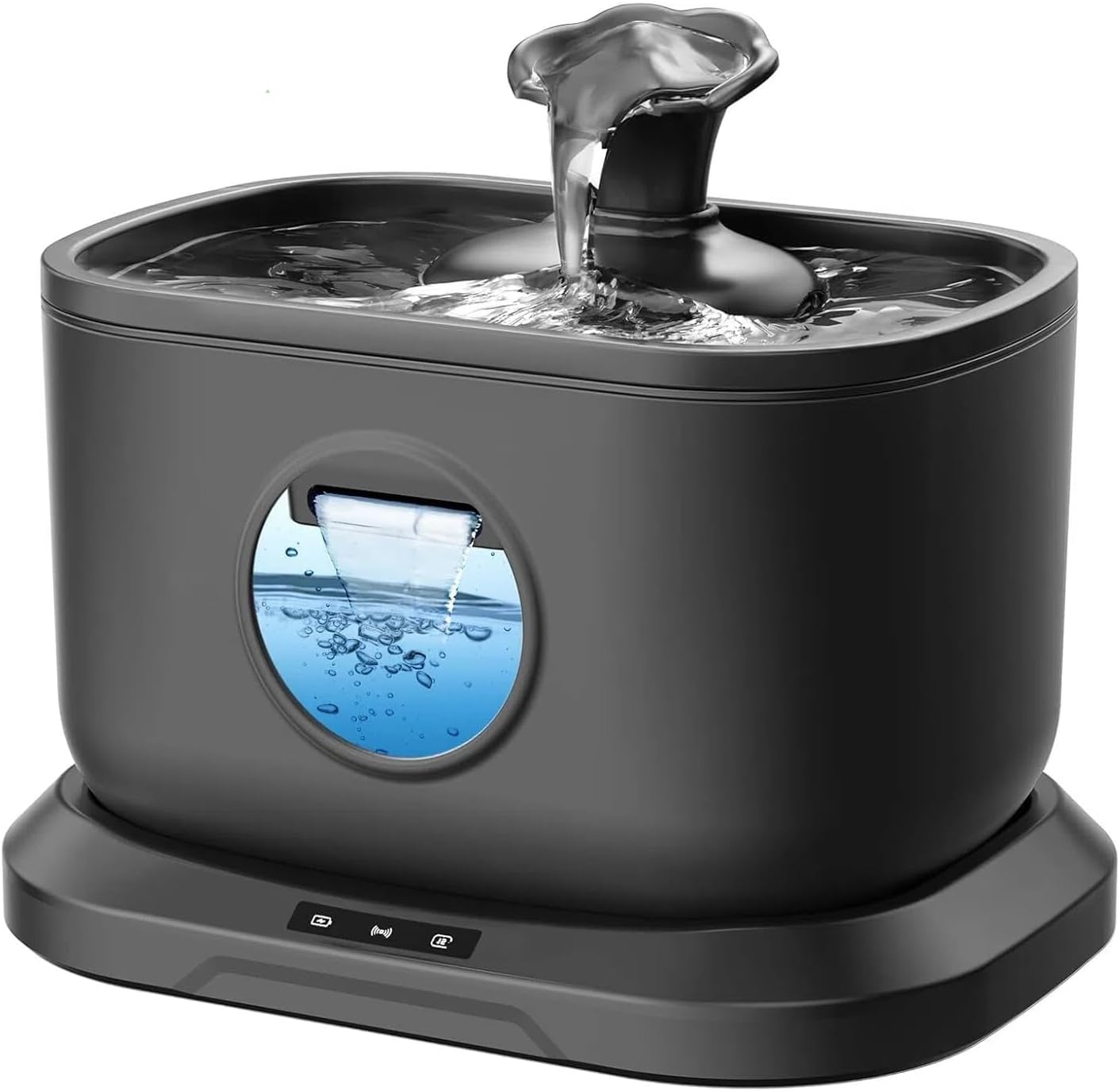 Cat Water Fountain with Radar Sensing for Safe Hydration