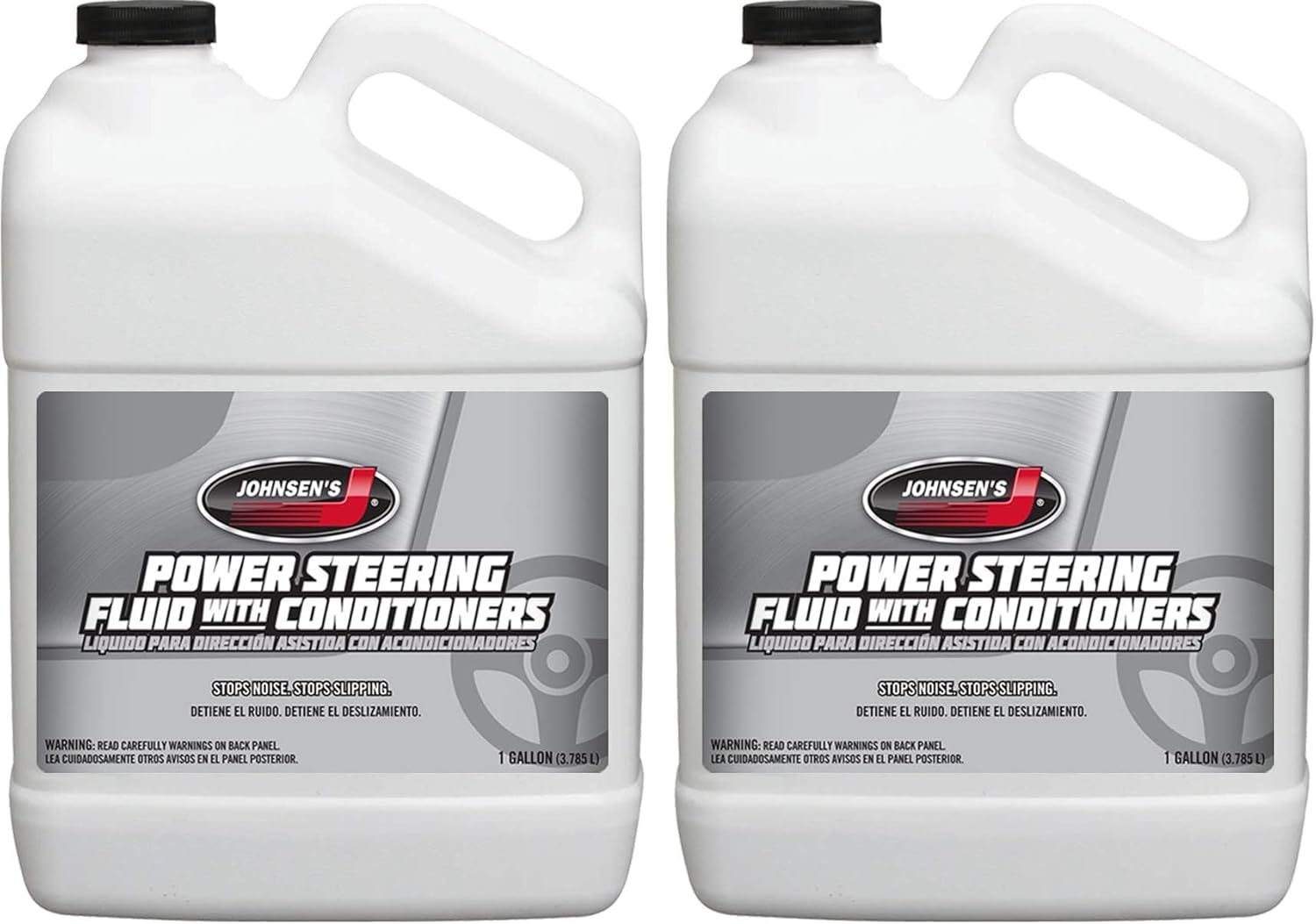 Johnsen's 4611 Power Steering Fluid - High Quality 1 Gallon Pack