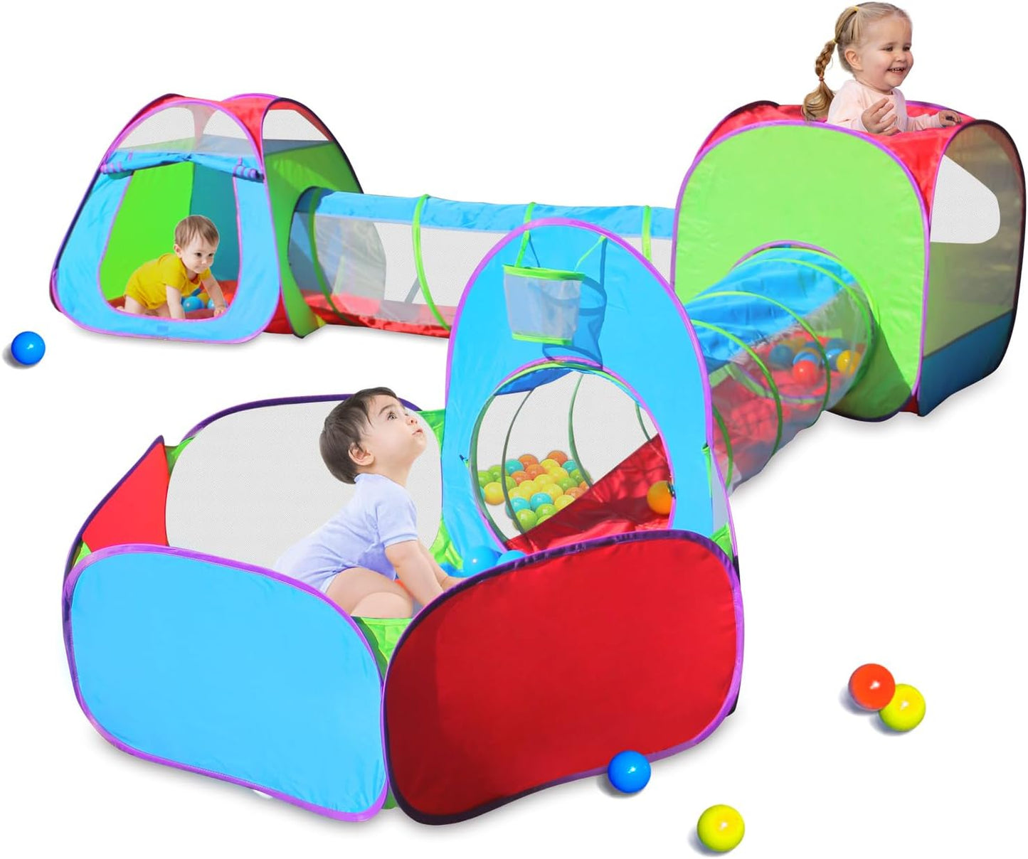Action Air 5-in-1 Play Tent & Tunnel - Ultimate Fun for Kids!