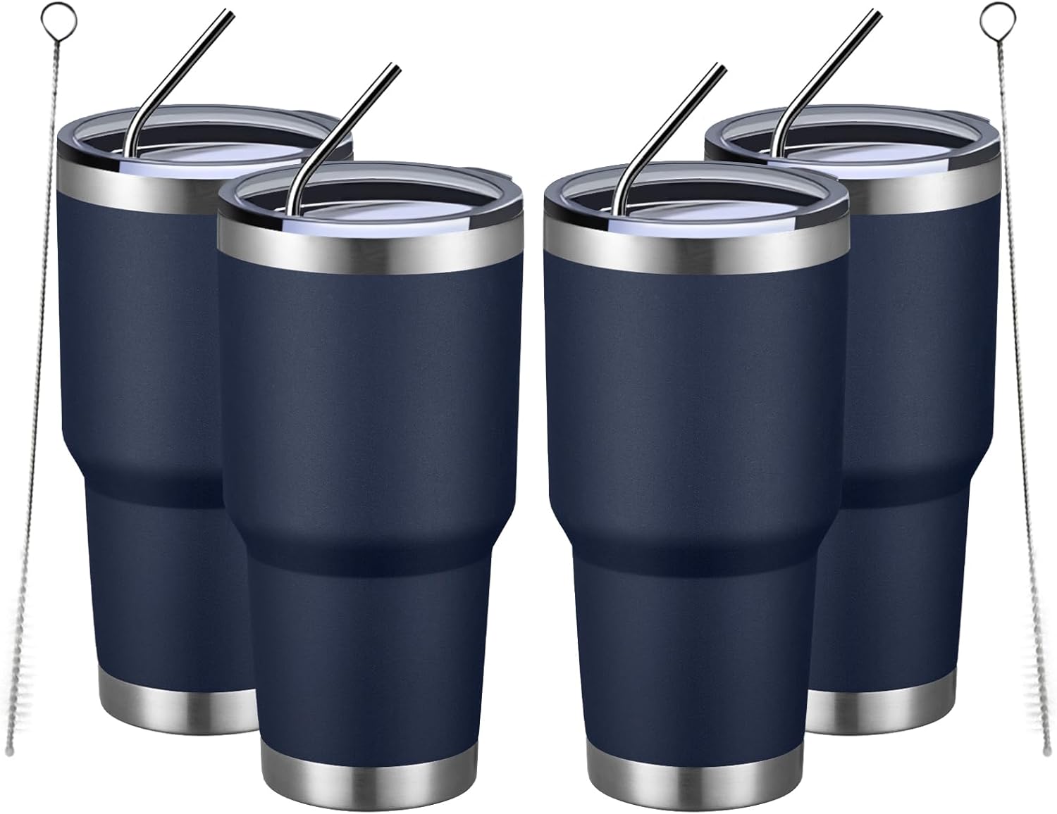MEWAY 30oz Insulated Tumbler for Hot and Cold Drinks, 4 Pack