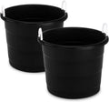 HOMZ 2-Pack Utility Tub 17 Gallon - Durable, Versatile Storage