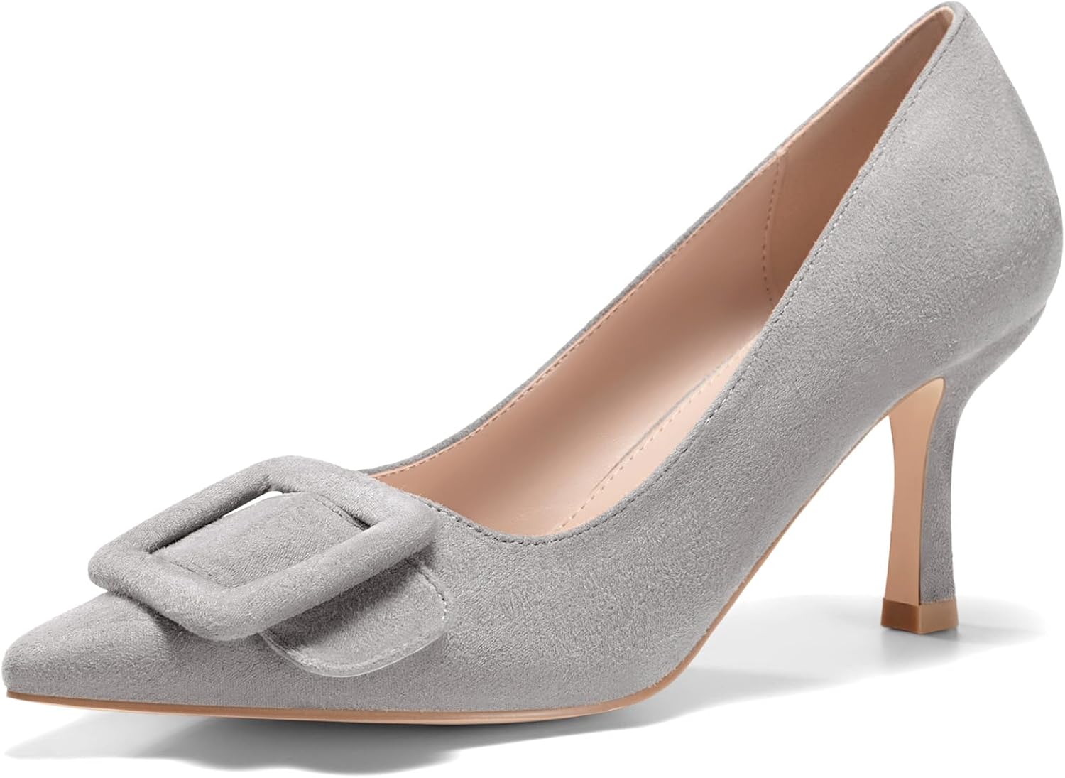 Coutgo Women's Closed Pointed Toe Pumps for Elegant Occasions