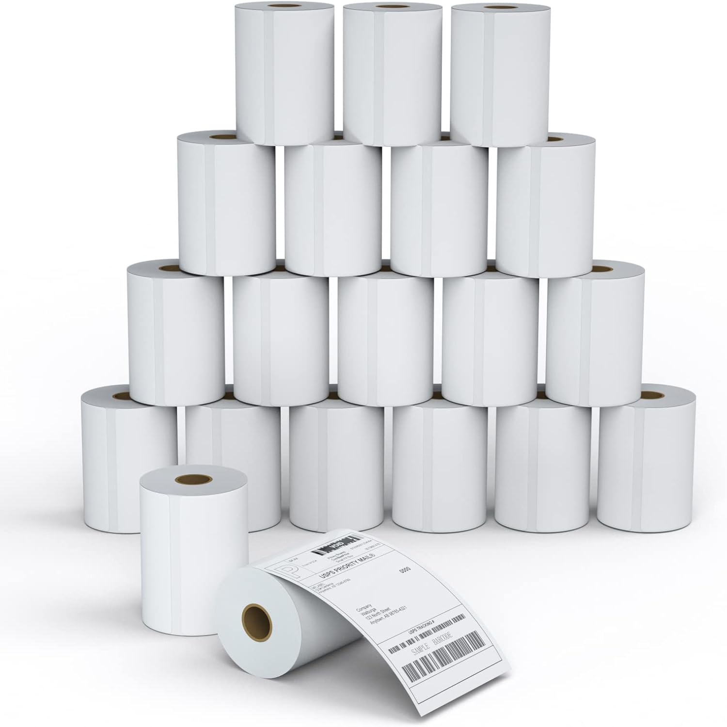 MFLABEL 100 Rolls 4x6 Direct Thermal Shipping Labels for Printers