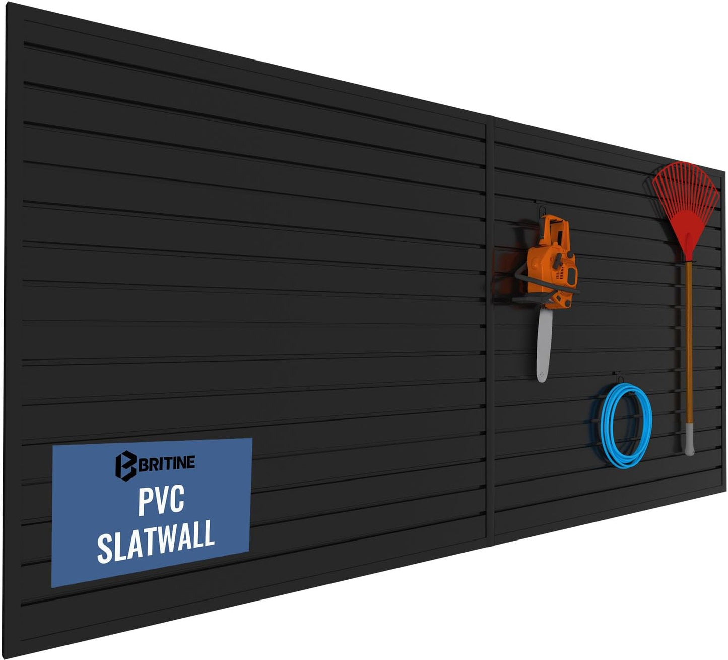 Slatwall Panel Garage Organizer for Efficient Tool Storage