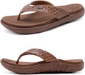 KuaiLu Womens Flip Flops Thong Sandals with Arch Support - Comfortable