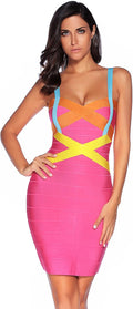 meilun Womens Celebrity Bandage Bodycon Dress - Curve Enhancing Mini