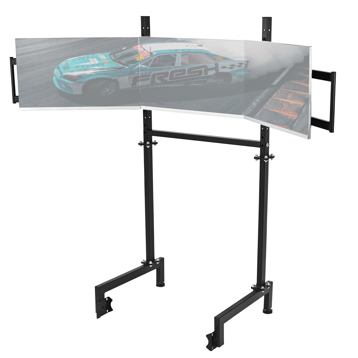 Dardoo Sim Racing Triple Monitor Stand for 24-32 Inch Displays
