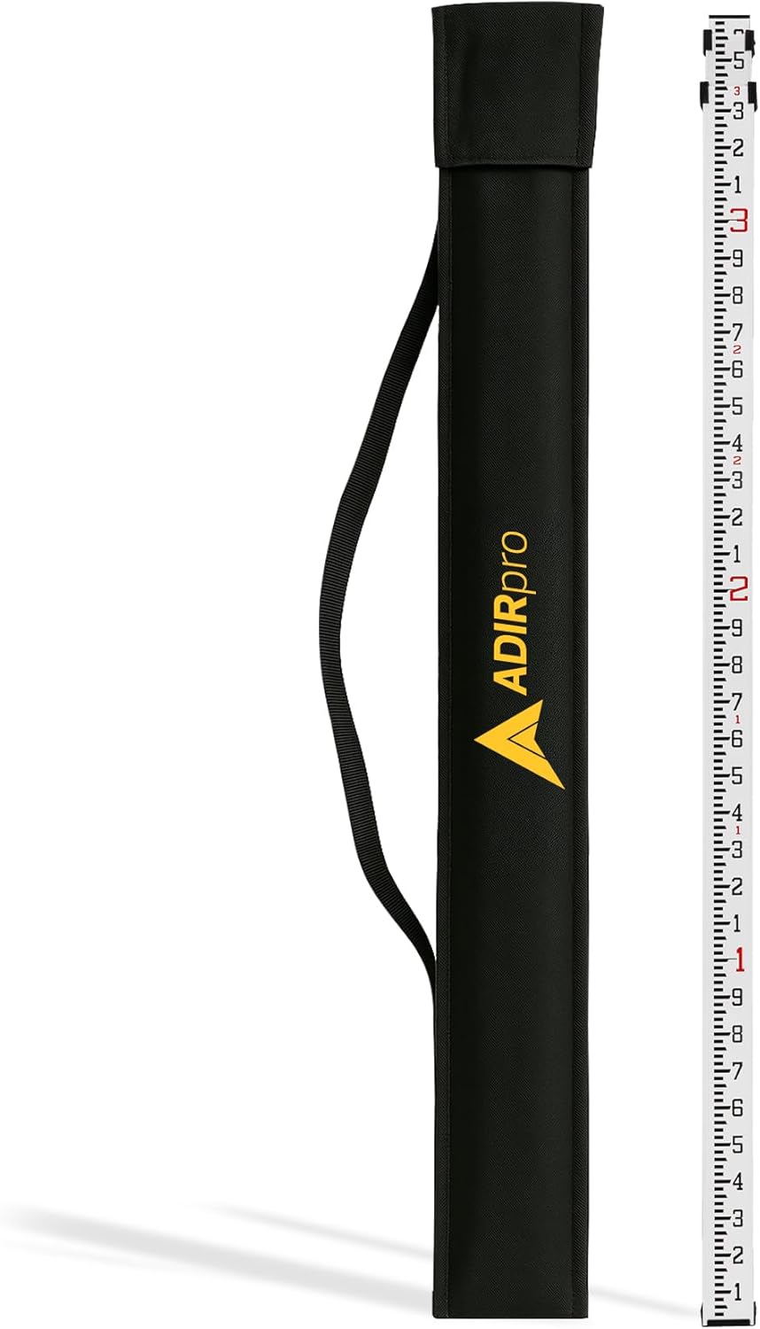 AdirPro 9-Foot Aluminum Grade Rod for Accurate Measurements