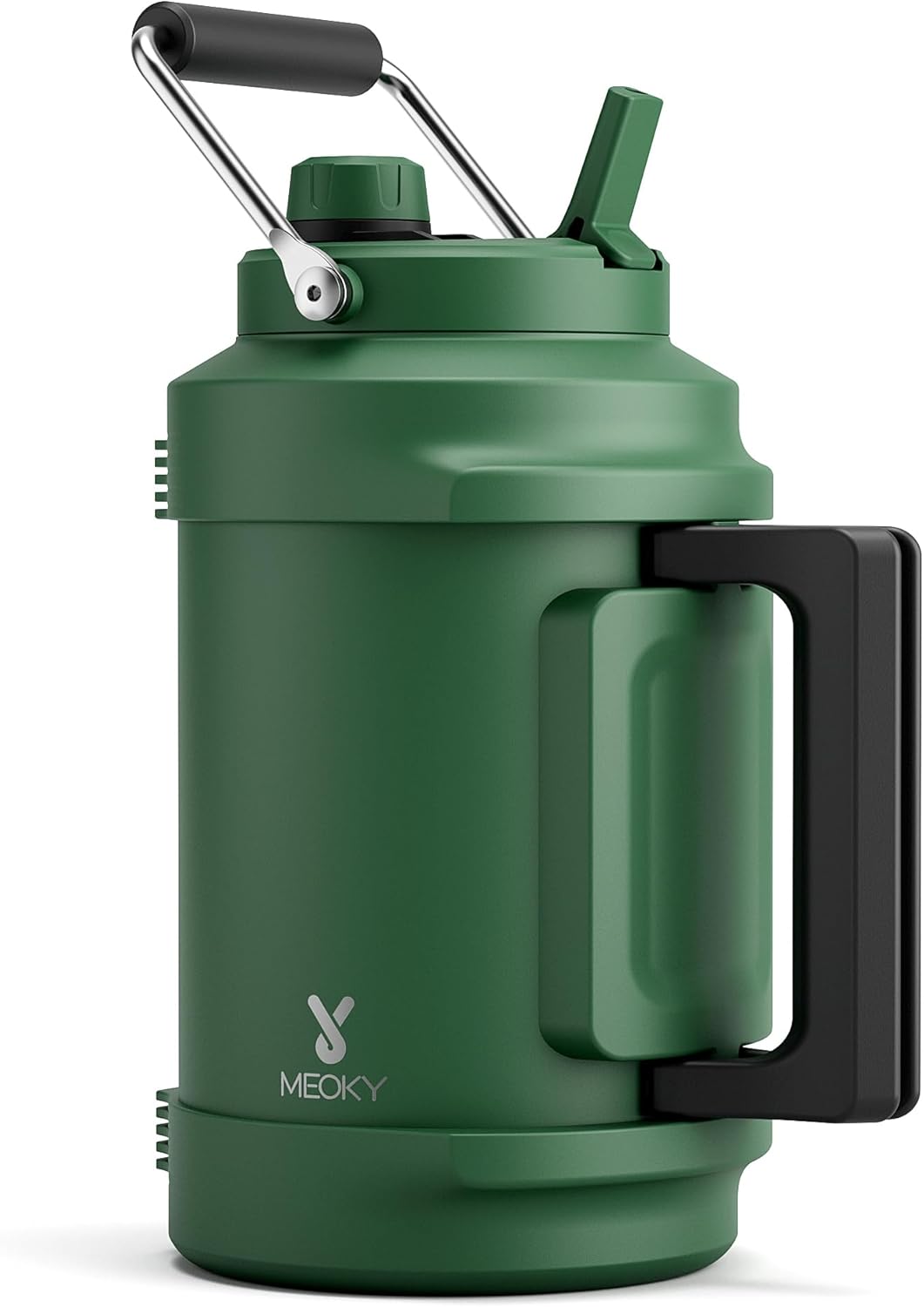1 Gallon Insulated Water Bottle for Hiking - Meoky 128 oz Jug