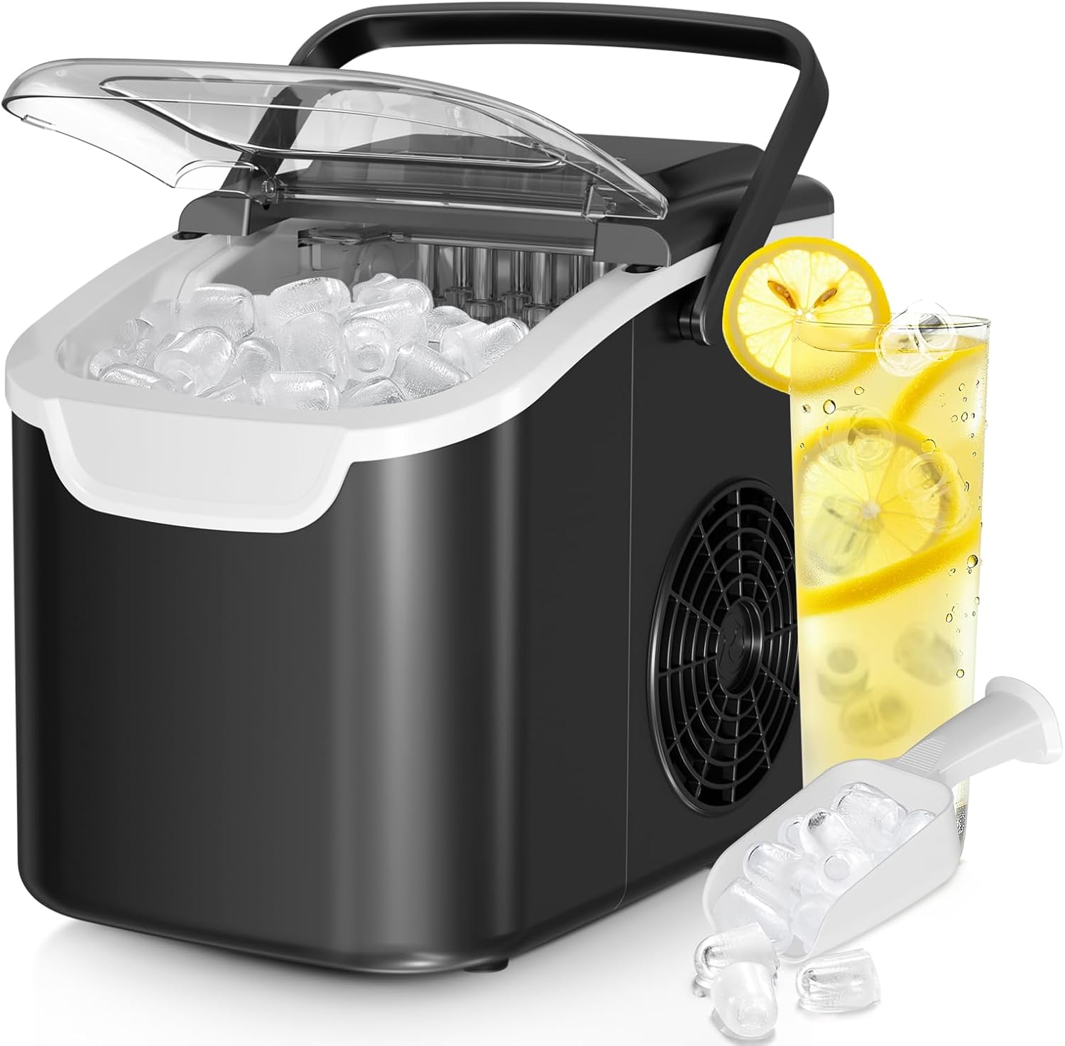 Countertop Ice Maker Machine for Home, Office, and Bar Use