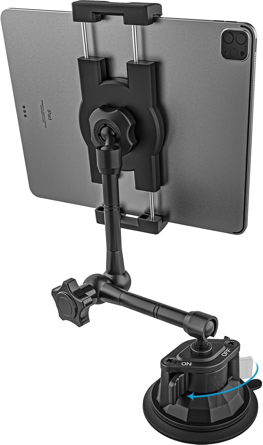 GDZN Suction Cup Car Dashboard Tablet Mount for All Devices