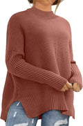 Eytino Plus Size Sweater Tunic - Oversized Ribbed Knit Pullover
