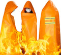 Fireproof Cloak Fire Escape Cape 63 x 56in - Hooded Heat Shield