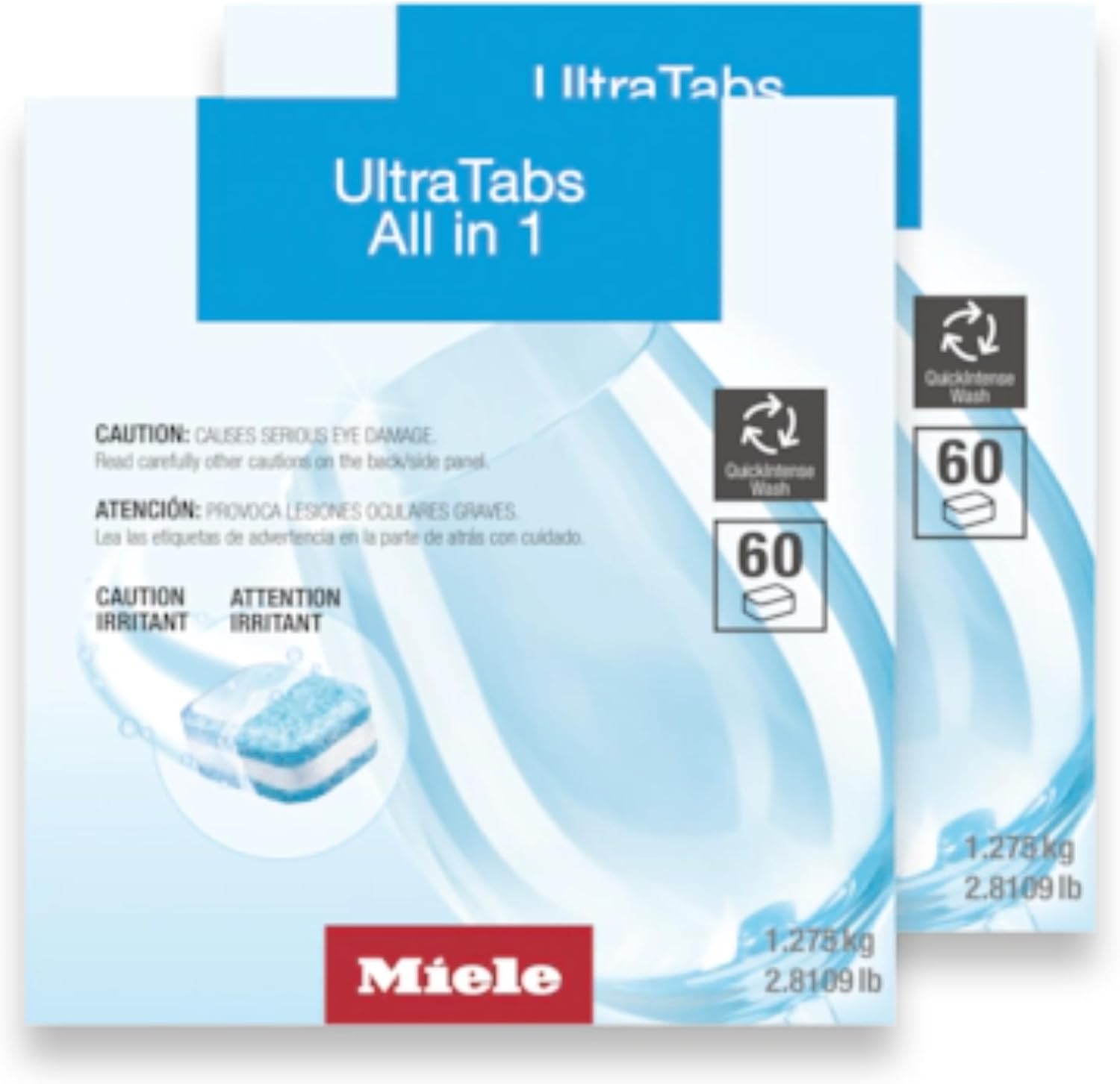 UltraTabs All-in-One Dishwasher Detergent for Stubborn Soiling 60 Tabs