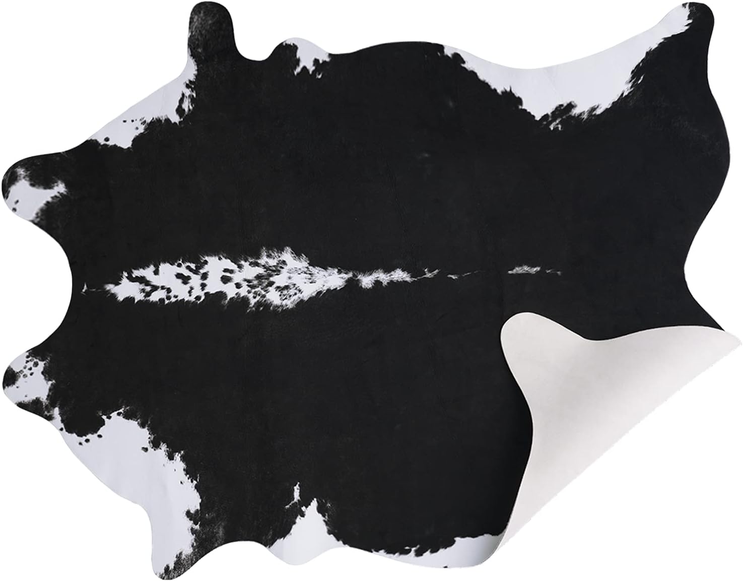 AROGAN Faux Cow Hide Rug - Premium Cow Print Area Rug for Decor