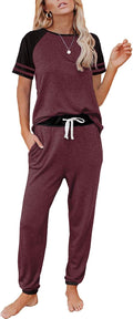 AUTOMET 2 Piece Lounge Sets For Women Summer Pajamas - Comfortable Pj