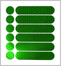 Reflective Safety Decals for Helmets & Vehicles - High Visibility Lime