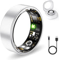 Smart Health Ring for Women & Men (Silver 11#) - Fitness Tracker