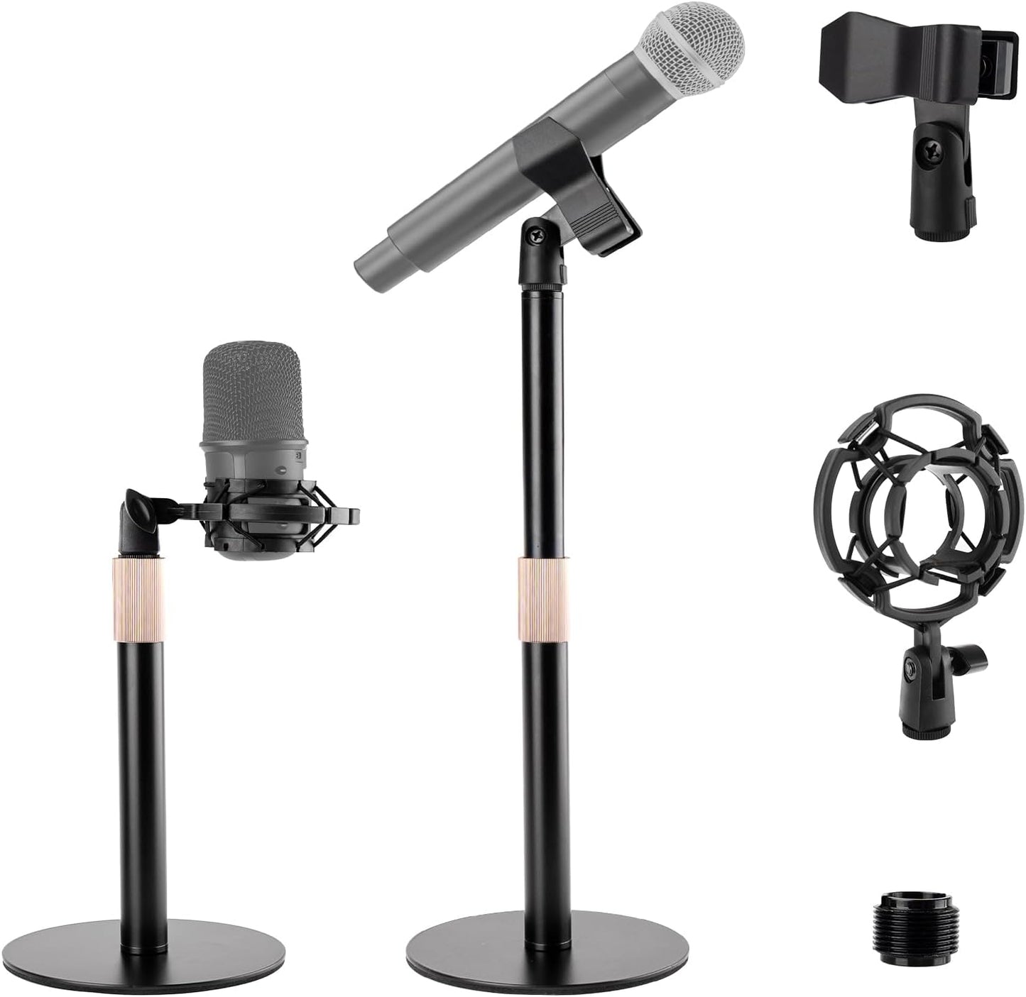 Adjustable Desktop Mic Stand with Shock Mount - Mippko