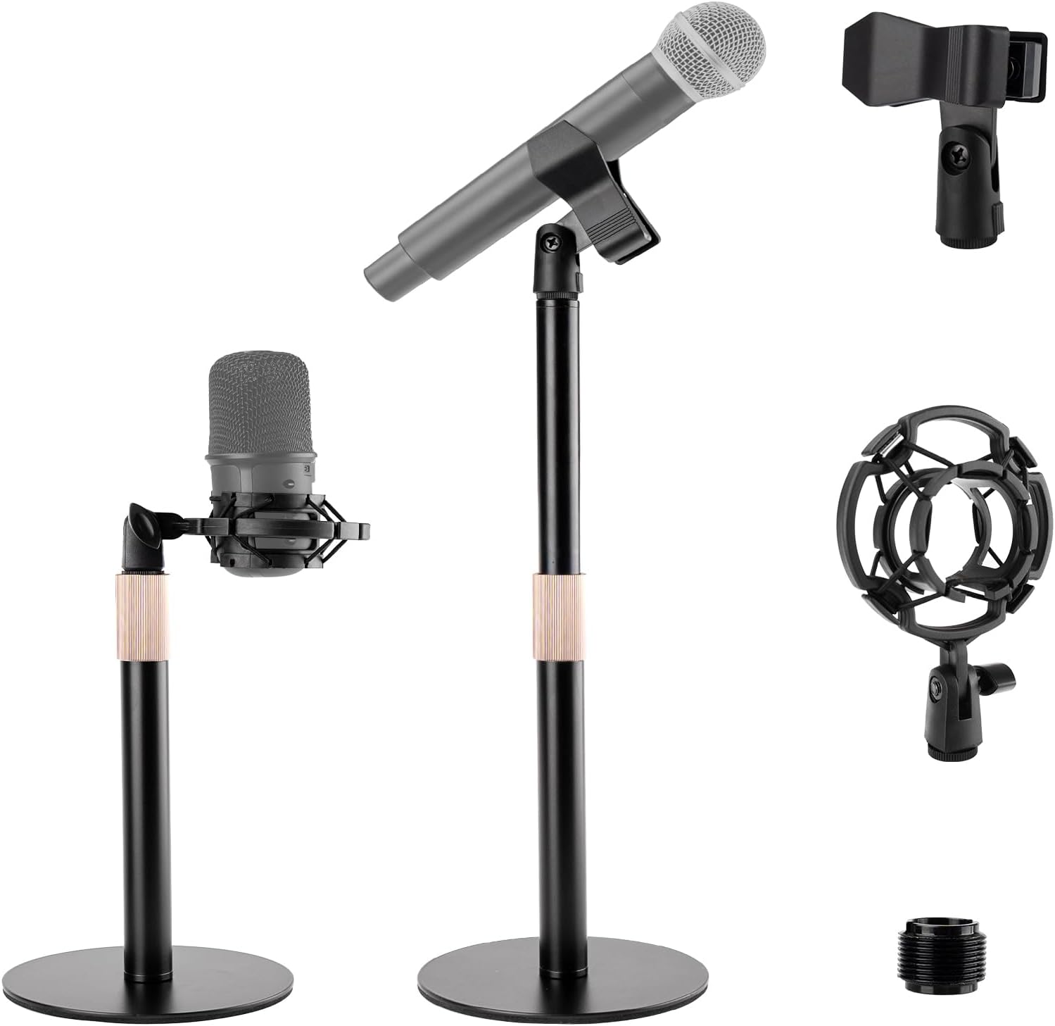 Adjustable Desktop Mic Stand with Shock Mount - Mippko