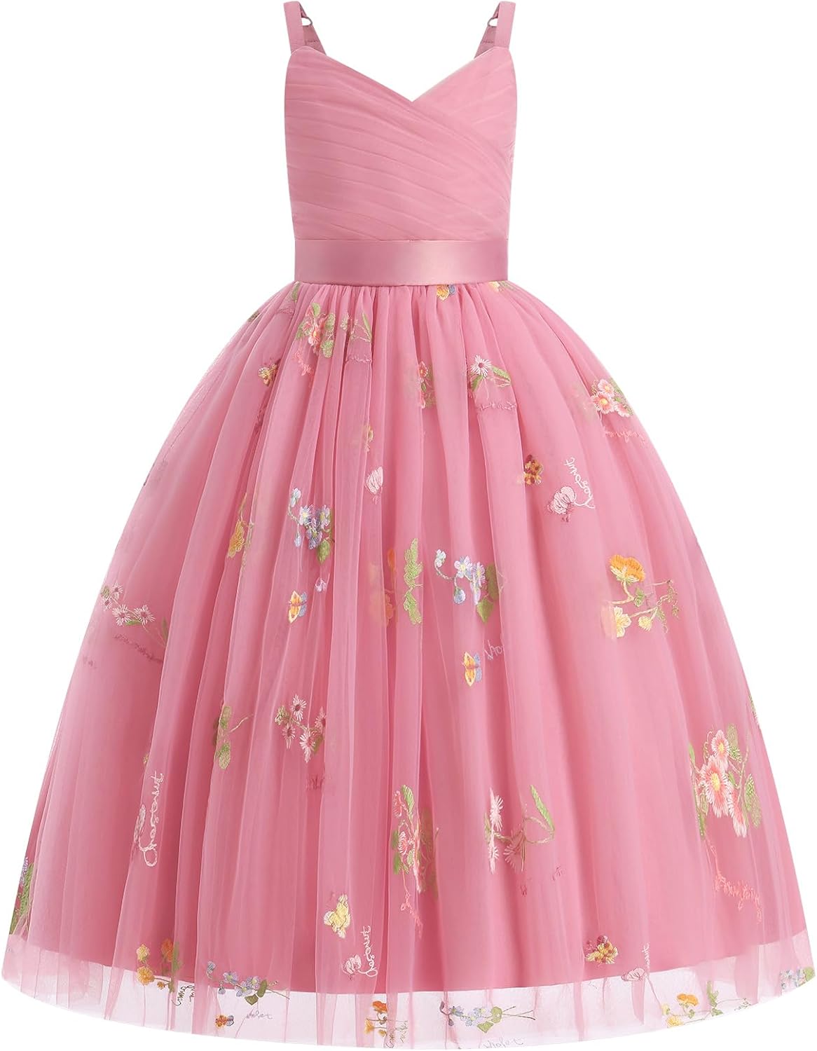 OBEEII Flower Girl Dress for Wedding - Elegant Tulle Gown