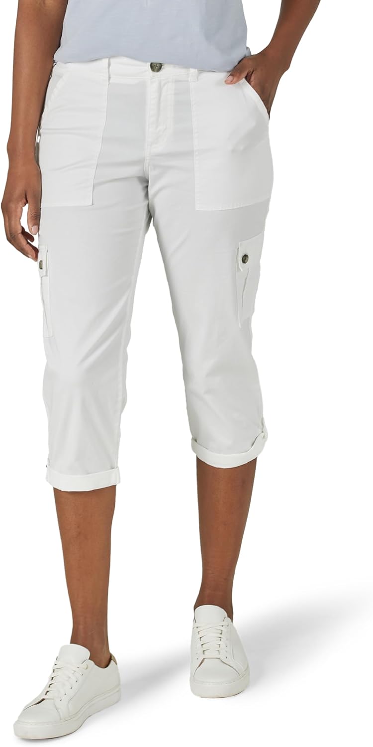 Lee womens Ultra Lux Comfort Flex-to-Go Cargo Capri Pant Review