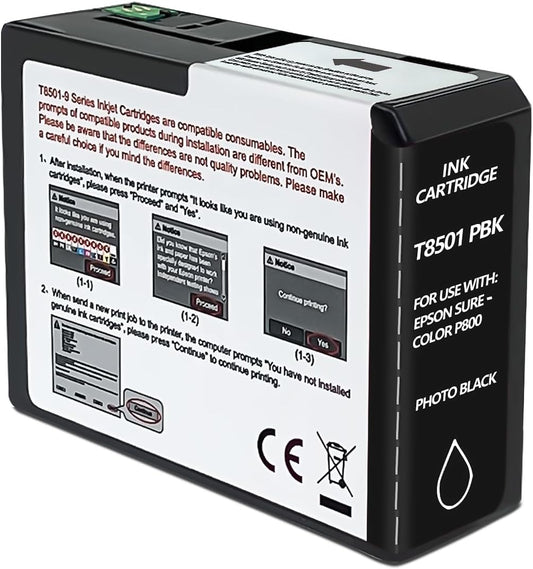 Epson Surecolor P800 Photo Black Ink Remanufactured - YOUEXPERT