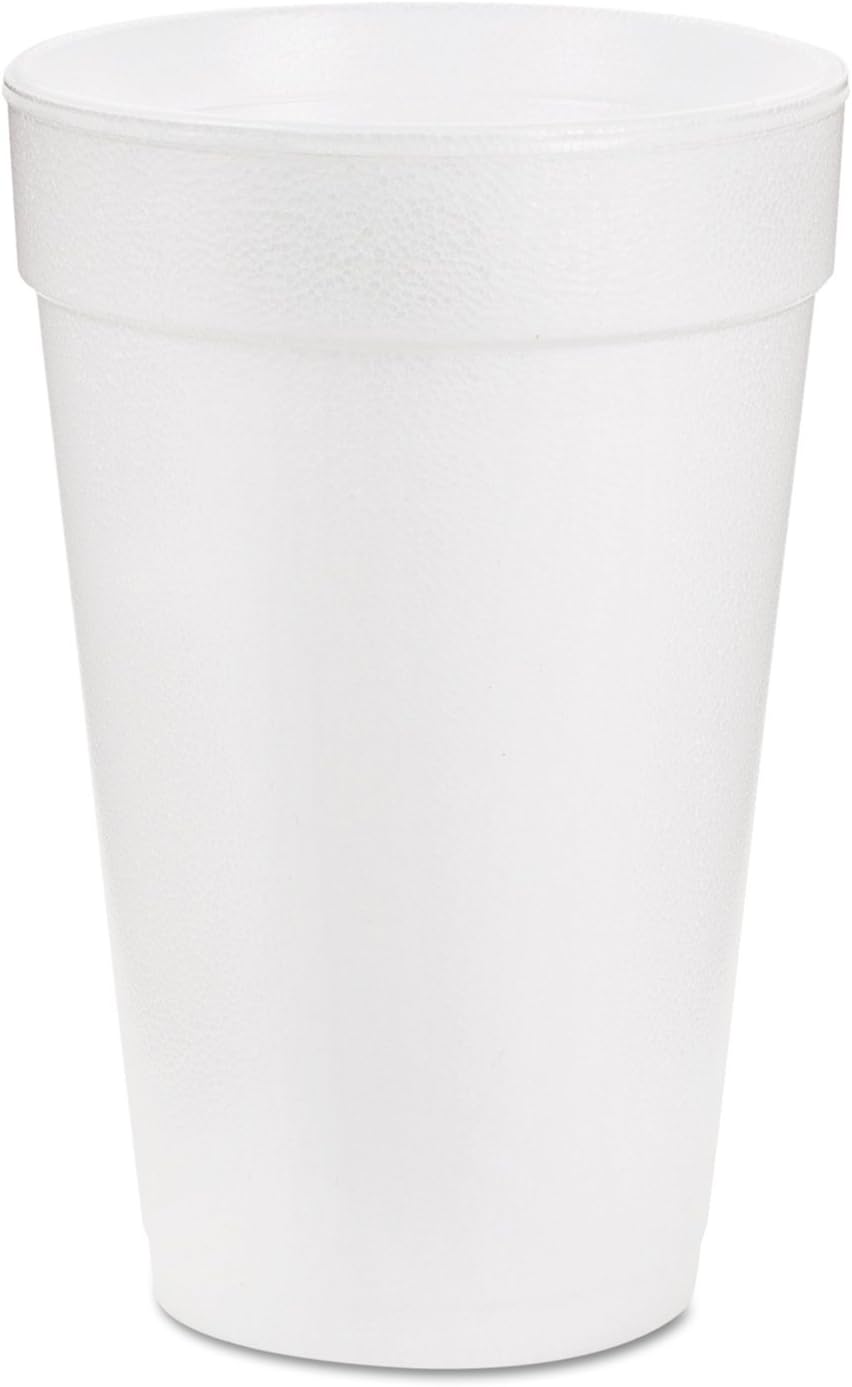 Dart Container Corp. 16 oz. Foam Cups for Hot and Cold Beverages