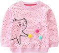 Toddler Girl Sweatshirt Crewneck Cotton Christmas Outfit - Cute