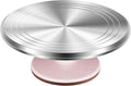Kootek Aluminium Alloy Revolving Cake Stand 12 in - Smooth Stable