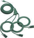 Outdoor Extension Cord 1 to 3 Splitter - Heavy Duty 40 ft