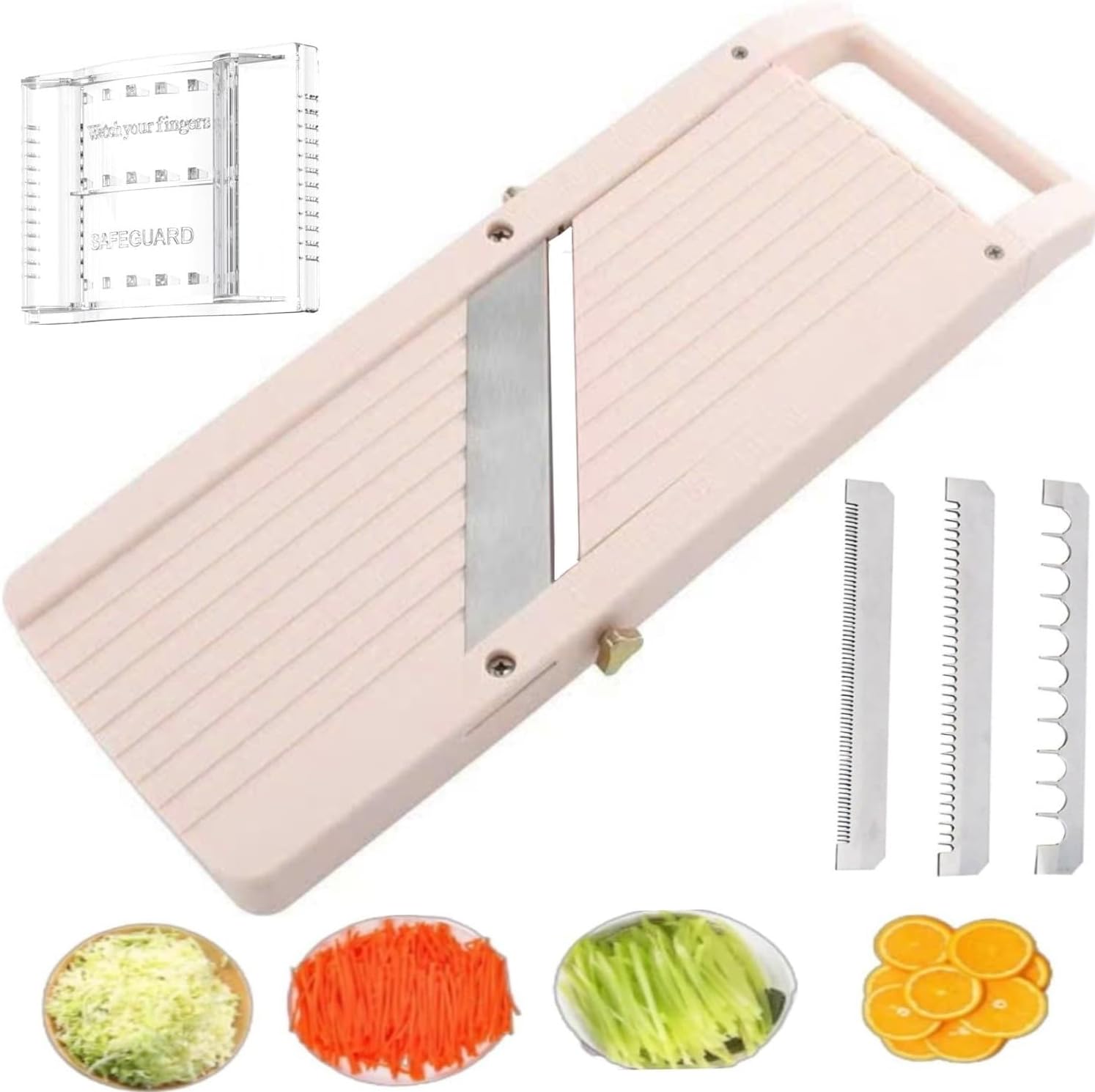Professional Mandoline Slicer for Kitchen with 4 Blades