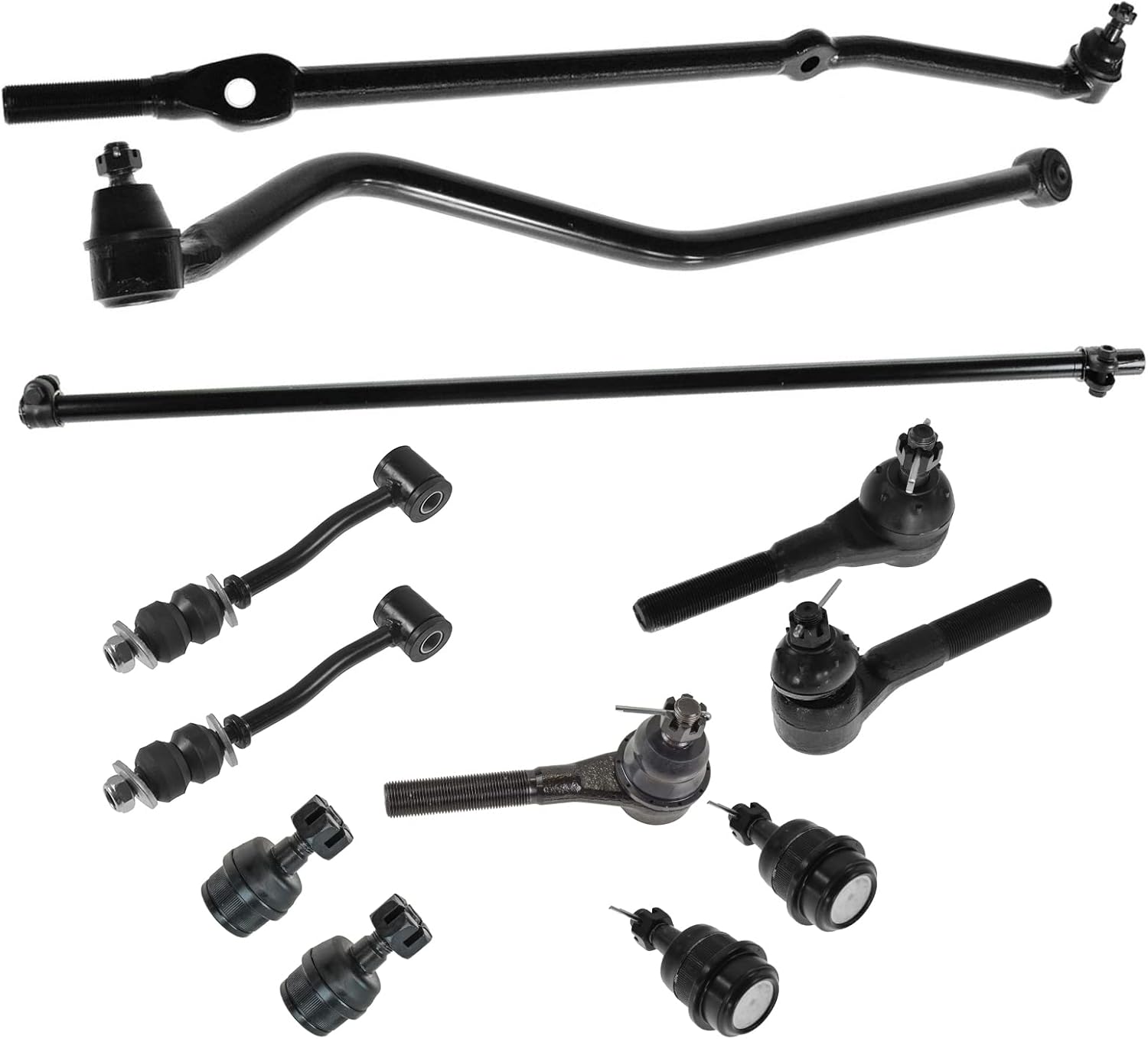TRQ Front Steering & Suspension Kit for Jeep Cherokee 1991-2001