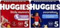 Huggies Little Movers + Overnites Bundle Size 5 - Day & Night
