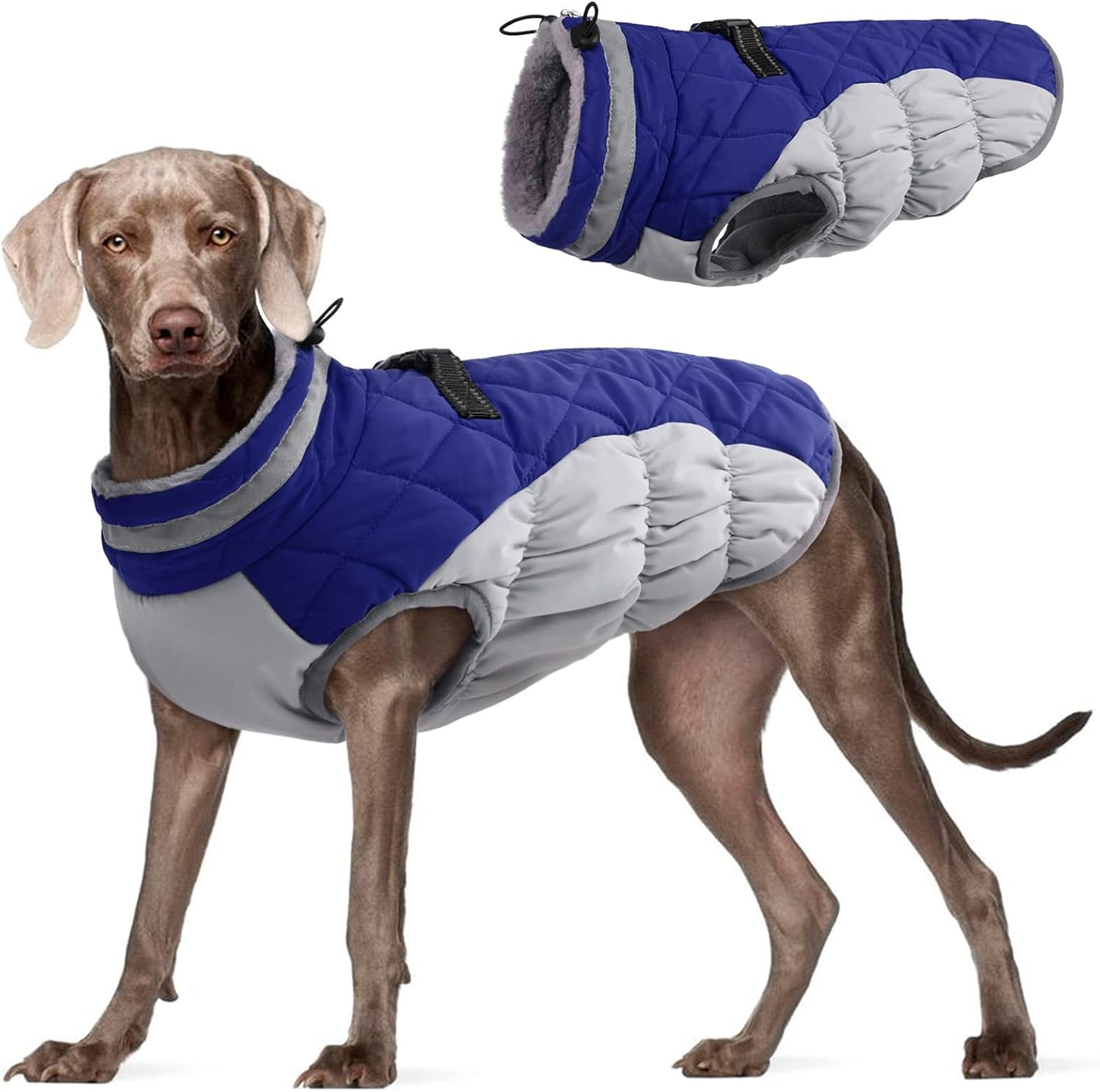 FUAMEY Dog Coat for Large Dogs - Waterproof Winter Jacket