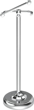 Toilet Paper Holder Stand Polished Chrome - Stable Free Standing