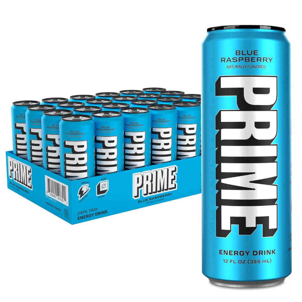PRIME Energy Blue Raspberry Zero Sugar Drink for Athletes
