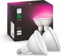 PHILIPS Hue Smart 100W PAR38 LED Bulb 2 Pack - Outdoor Color Lighting