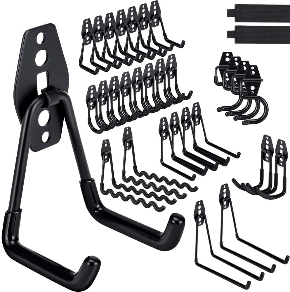 Organize with Ease: Dorisy 32 Pack Garage Hooks