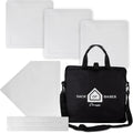 Champion Sports Sack of Bases - Portable Rubber Base Set