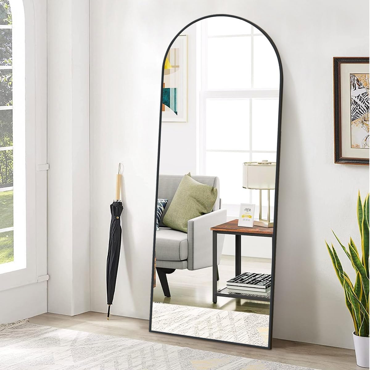BEAUTYPEAK 65inx24in Full Length Mirror for Bedroom and Dressing Room