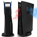 PlayStation 5 Black Face Plates Replacement - Improved Cooling