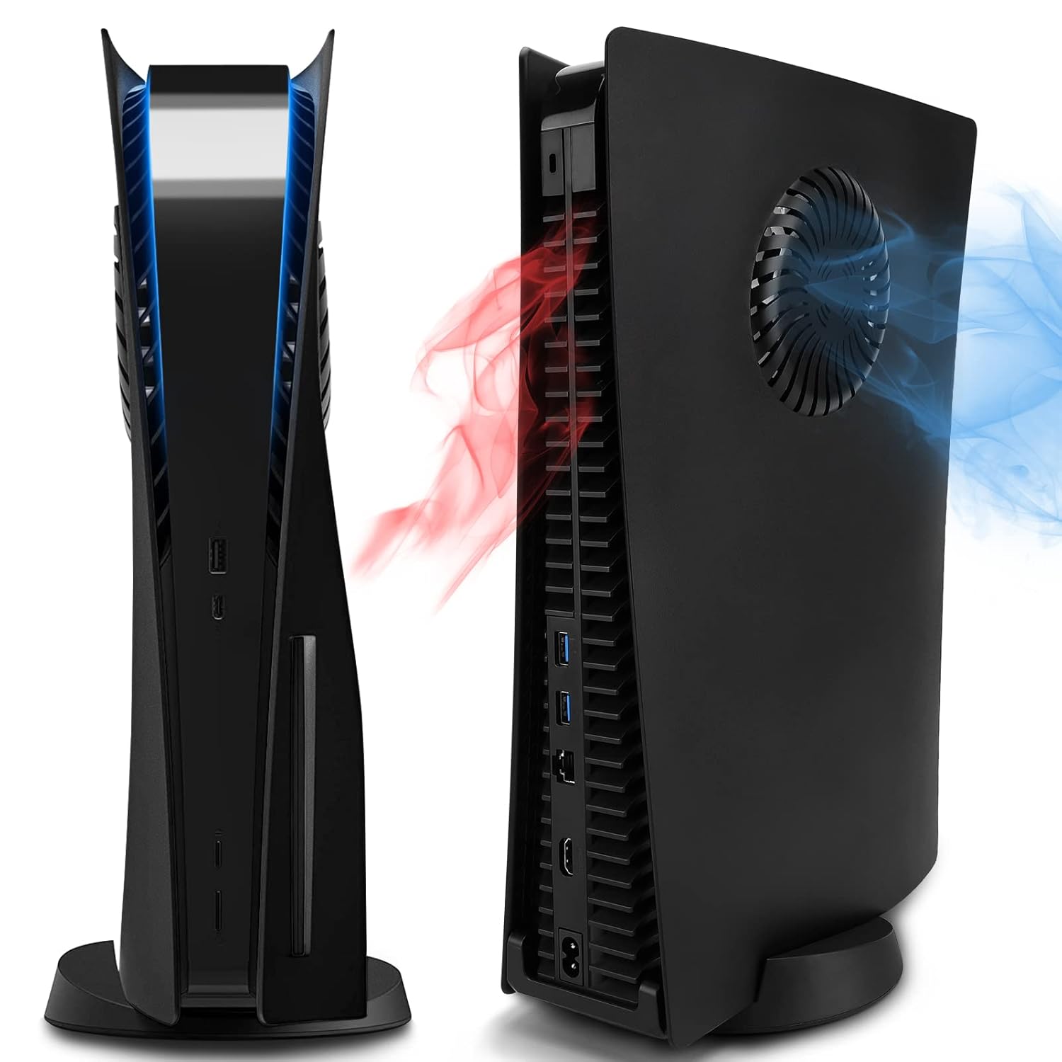 SIKEMAY Face Plates for PlayStation 5 Console Disc Edition