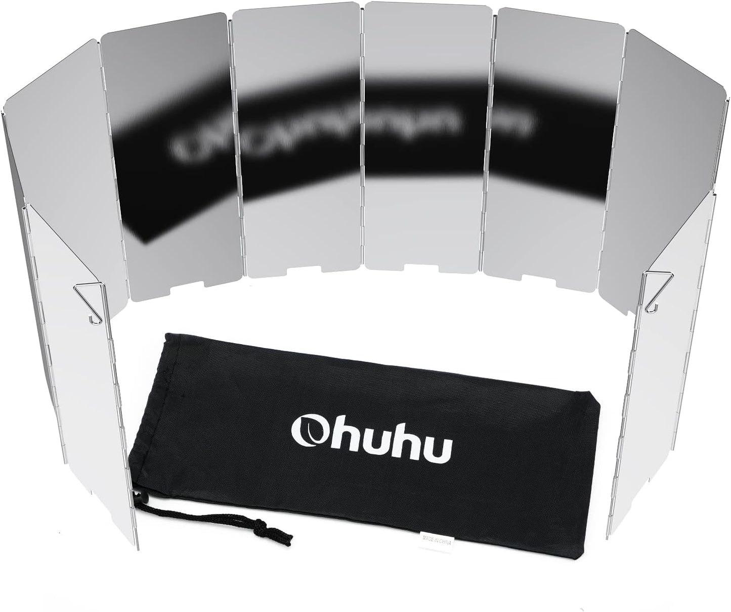 Portable Aluminum Camp Stove Windshield by Ohuhu