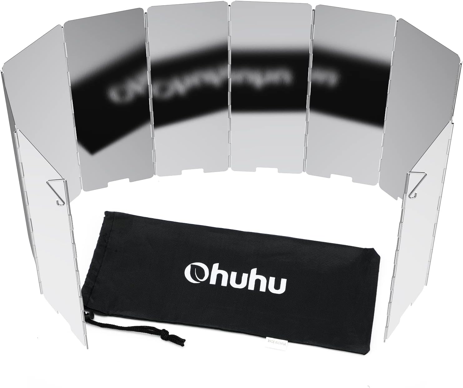 Portable Aluminum Camp Stove Windshield by Ohuhu