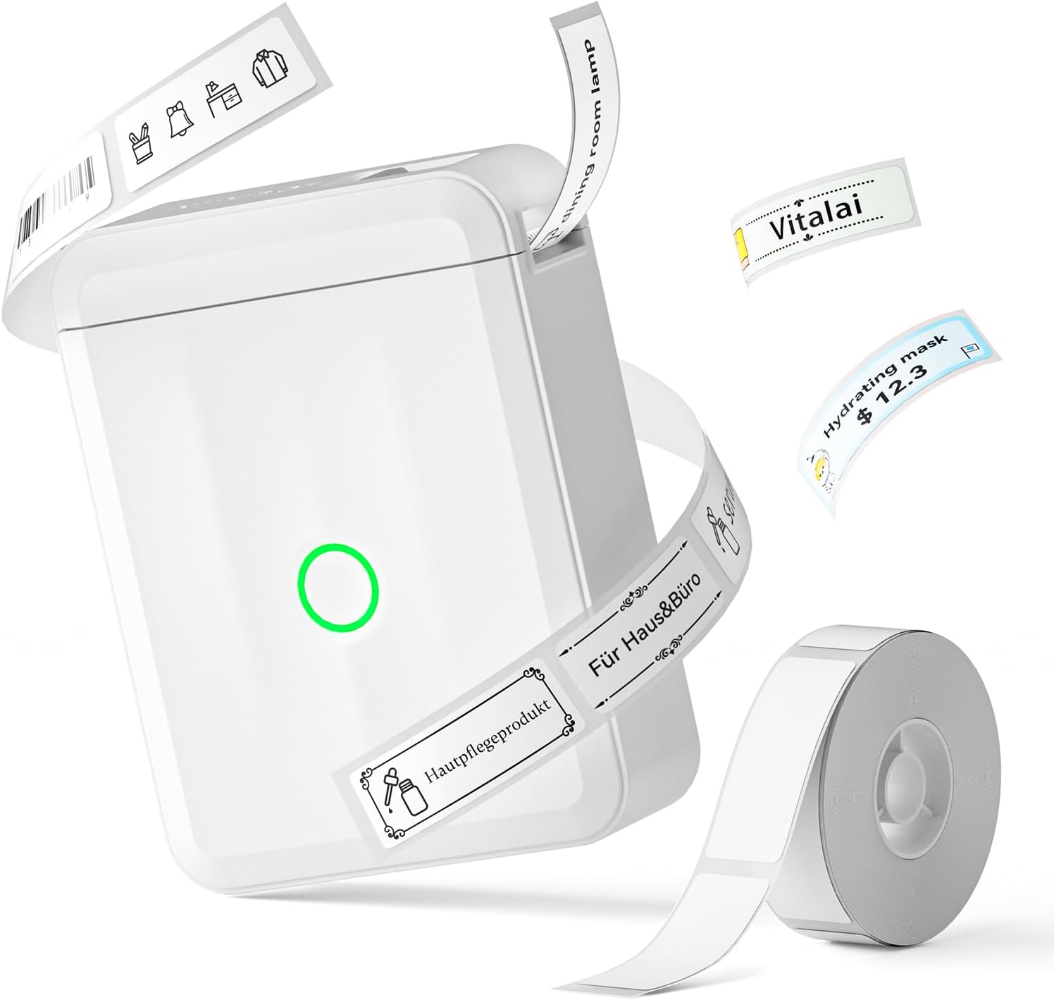 Portable Bluetooth Label Maker for Quick Organization