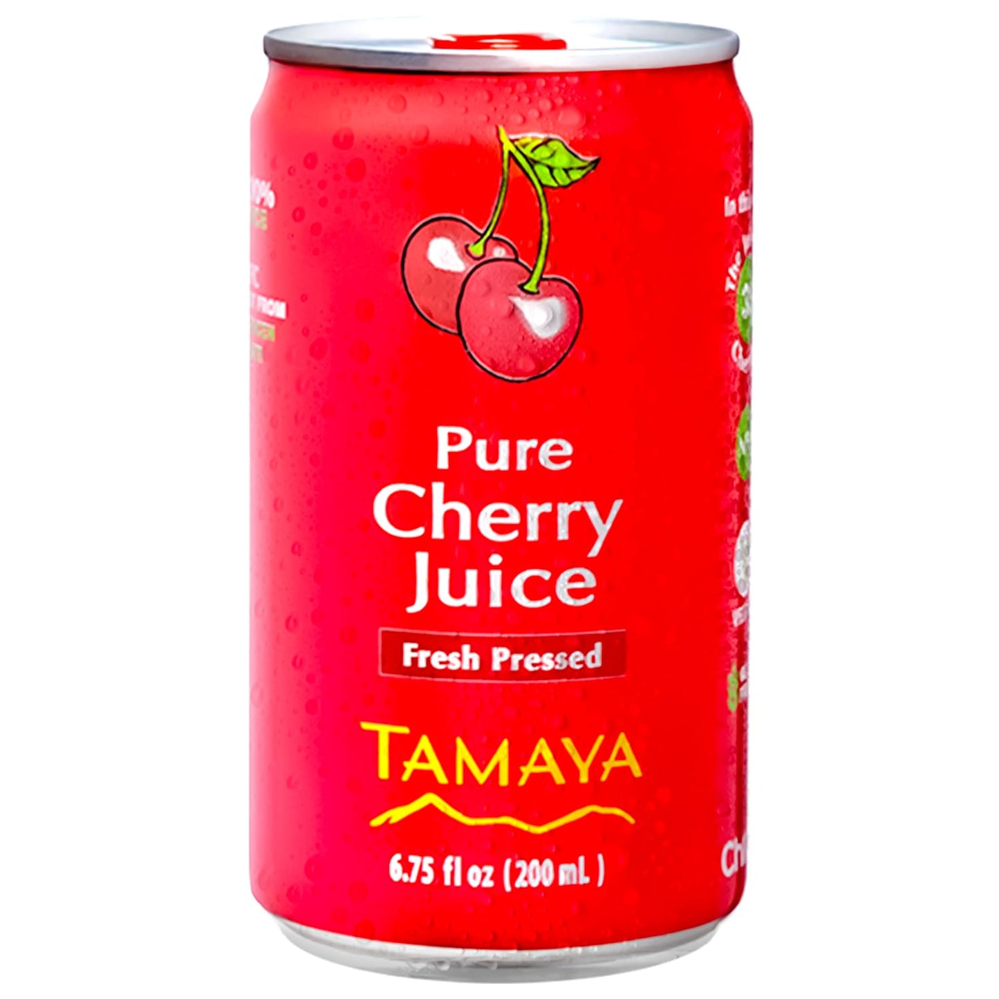 Tamaya 100% Pure Cherry Juice - Refreshing No Sugar Added Drink