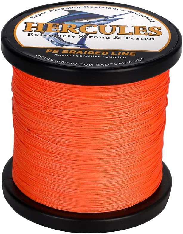 Hercules 12-Strand Braided Fishing Line - Superior Strength